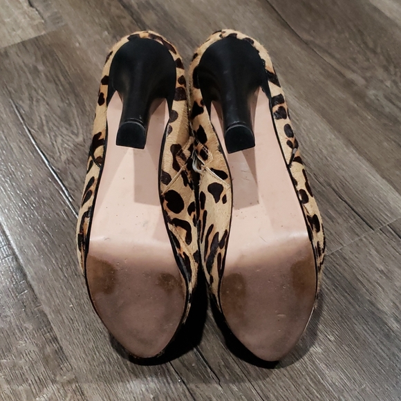 Zara Pony Hair Leopard Booties - Picture 8 of 9